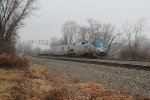 AMTK 88 with the eastbound Pennsylvanian at MP116, Cove PA